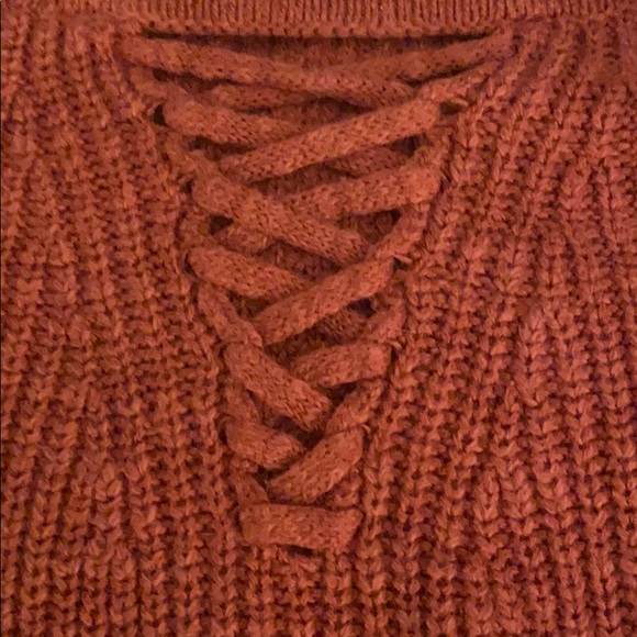 Boho vibes! Lucky Brand bell sleeve sweater - Picture 4 of 9